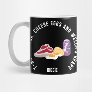 Guest Check - T-Bone Steak, Cheese Eggs, Welch's Grape Mug